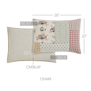 Rosehill Cottage Patchwork Sham