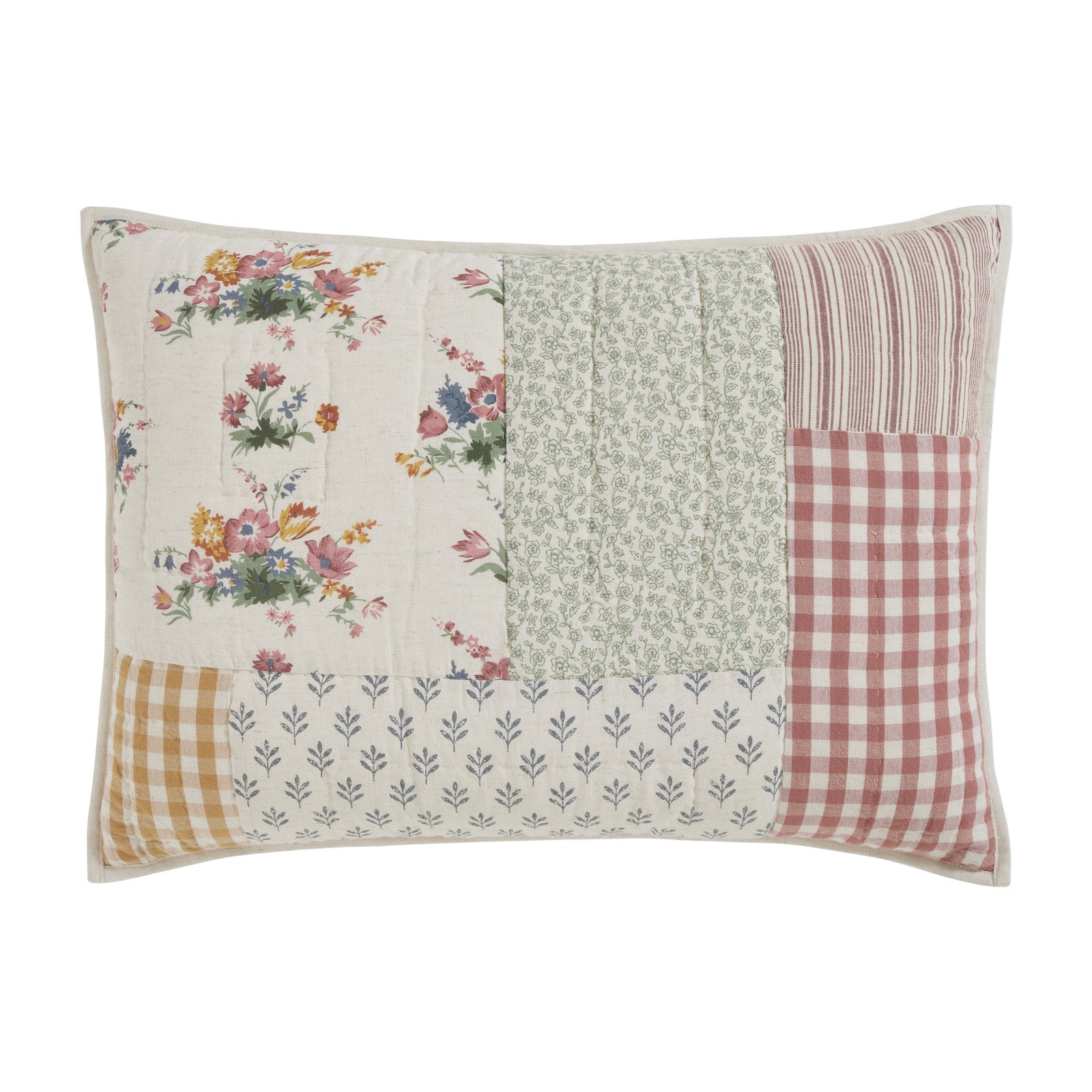 Rosehill Cottage Patchwork Sham