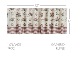 Rosehill Cottage Ruffled Valance