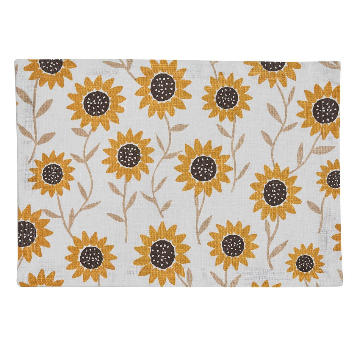 Sunflower Print Placemat Set of 4
