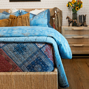 Lee Washed Denim Comforter/ Duvet Cover Set