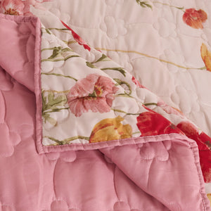 Breeze Floral Quilted Throw