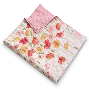 Breeze Floral Quilted Throw
