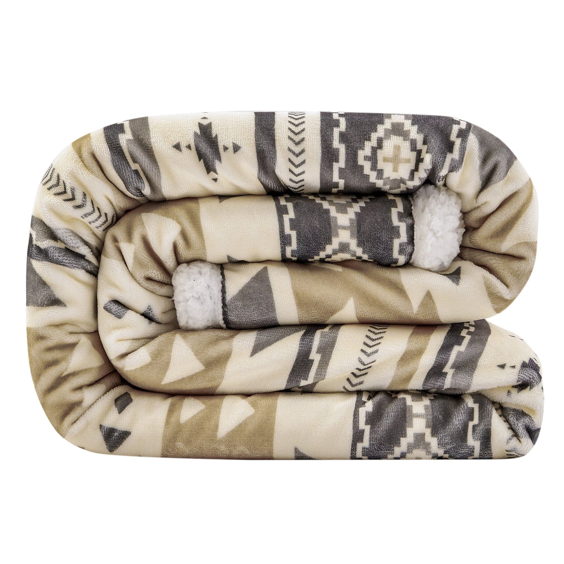 Desert Sage Sherpa Throw