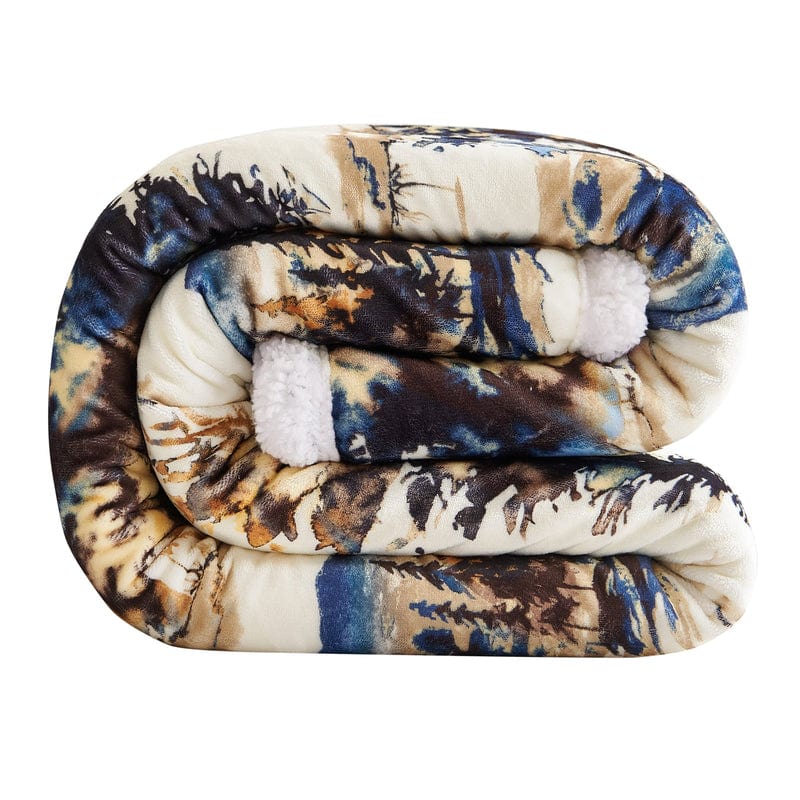 Acadia Sherpa Throw