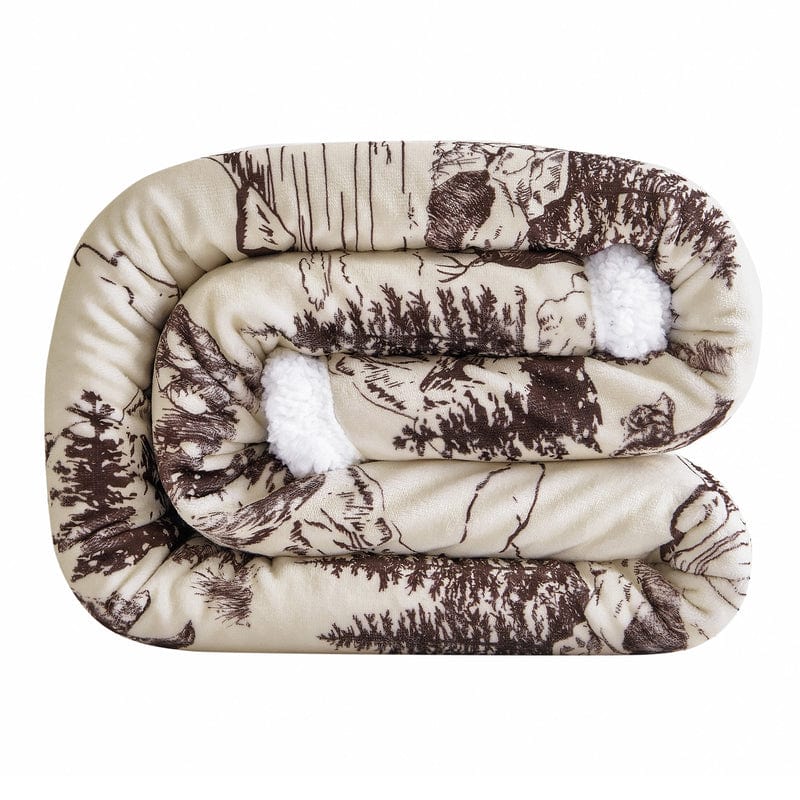 White Pine Sherpa Throw