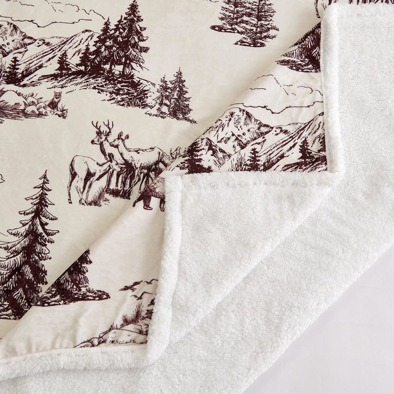 White Pine Sherpa Throw