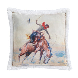 Buster Sherpa Throw and Pillows - 3 Piece Set