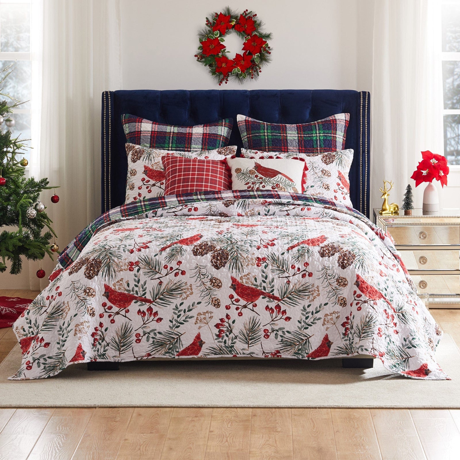Cardinal Paid Quilt Set