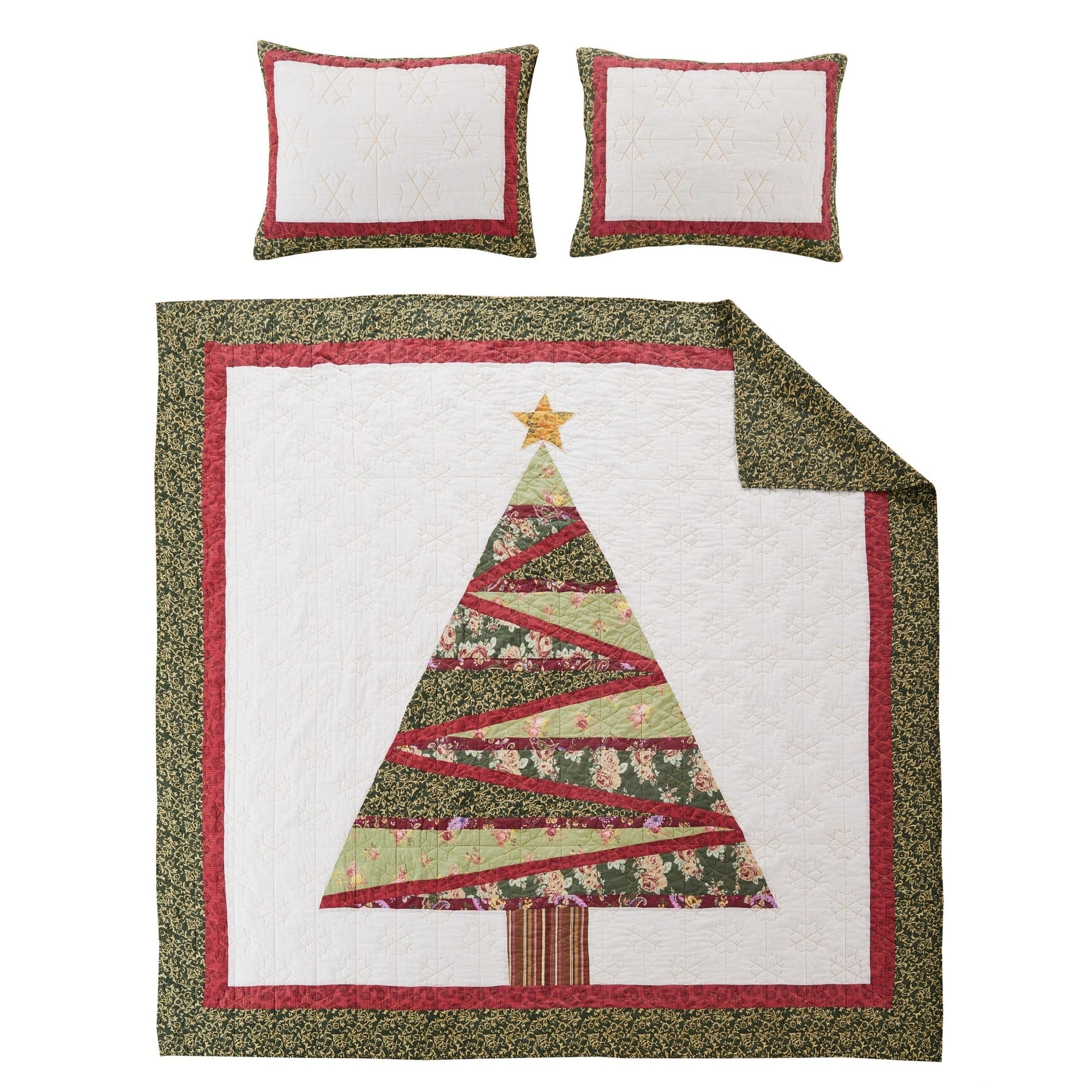 Christmas Tree Quilt Set