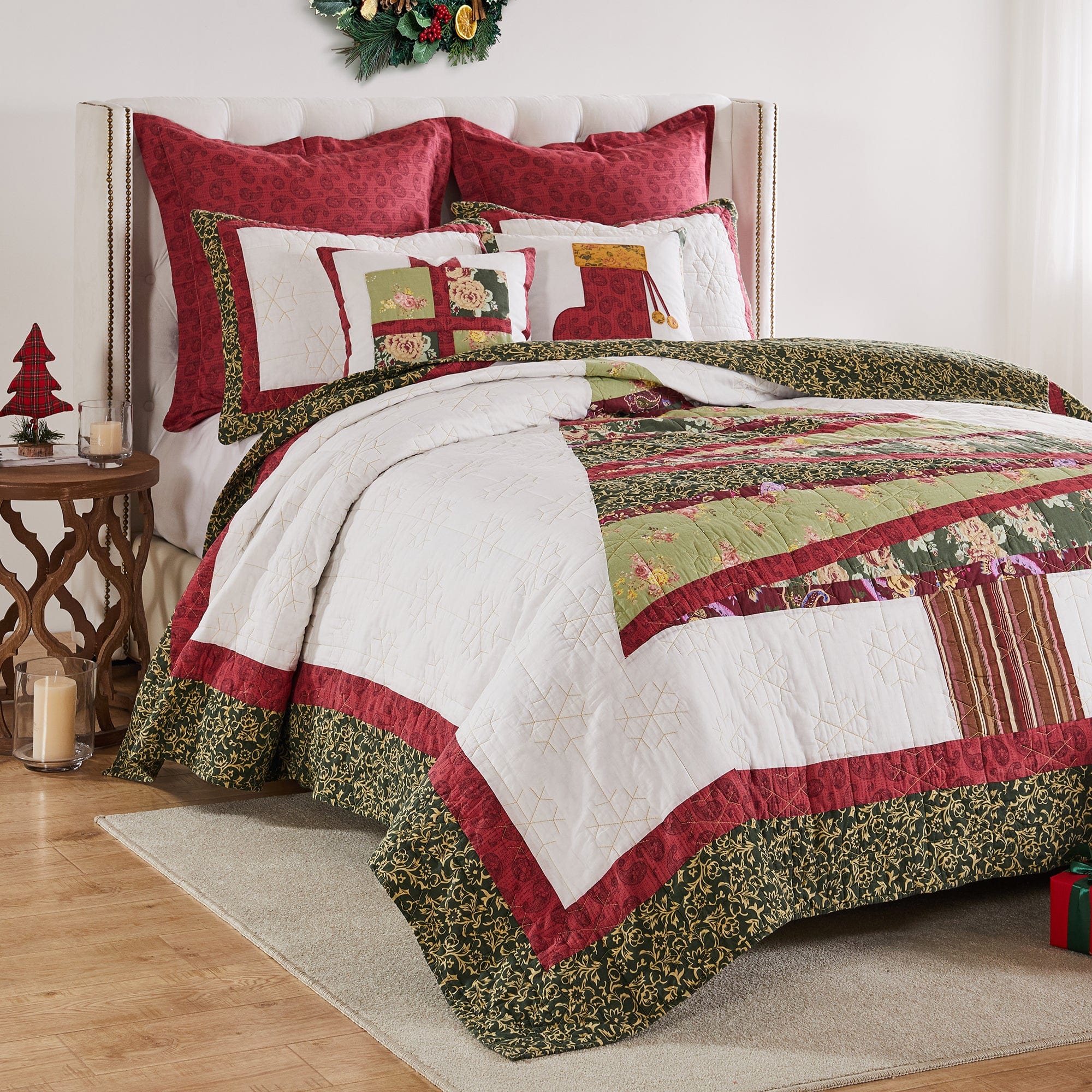 Christmas Tree Quilt Set