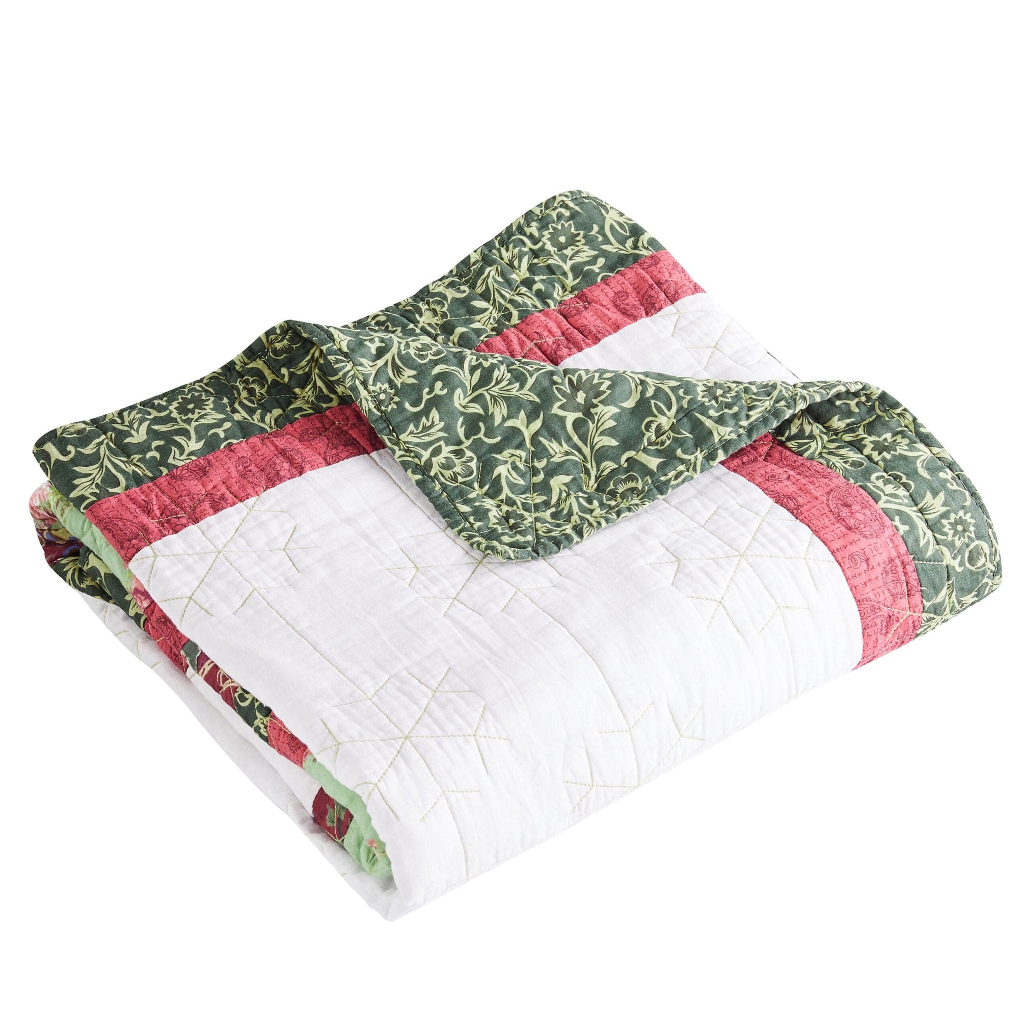 Christmas Tree Quilted Throw