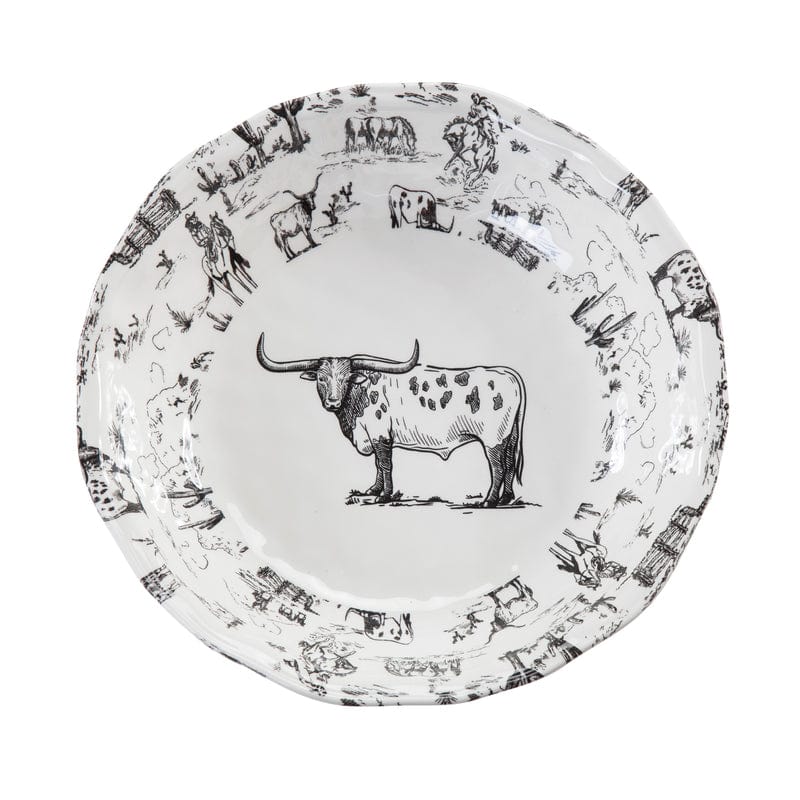 Ranch Life Melamine Serving Bowl