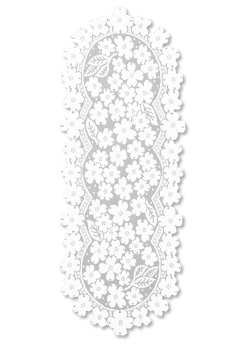 Dogwood Lace Table Runner 53"