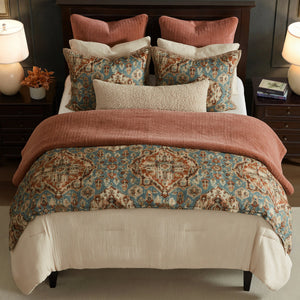 Carmen Teal Comforter/ Duvet Cover Set
