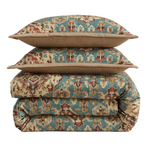 Carmen Teal Comforter/ Duvet Cover Set