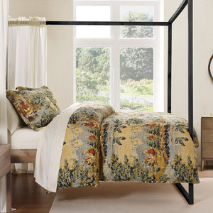 Provence Washable Linen Blend Comforter/ Duvet Cover Set
