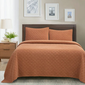 Stonewashed Cotton Gauze Quilt Set