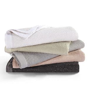 Waffle Weave Cotton Coverlet