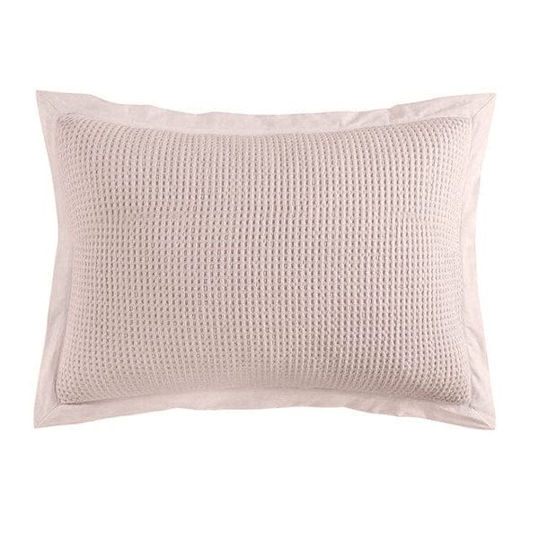 Waffle Weave Cotton Pillow Sham Set