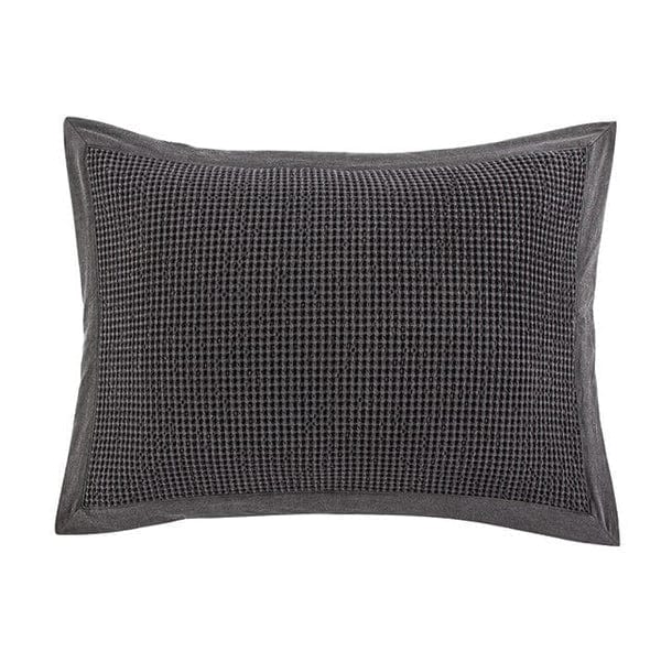 Waffle Weave Cotton Pillow Sham Set