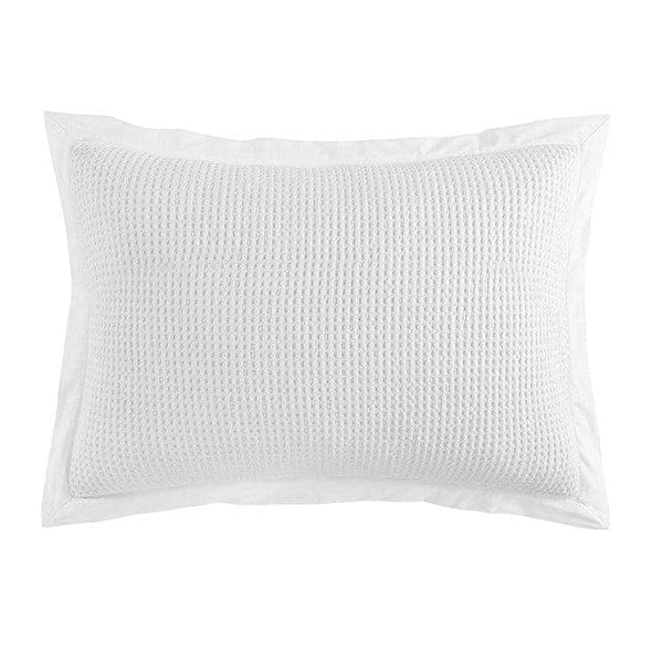 Waffle Weave Cotton Pillow Sham Set