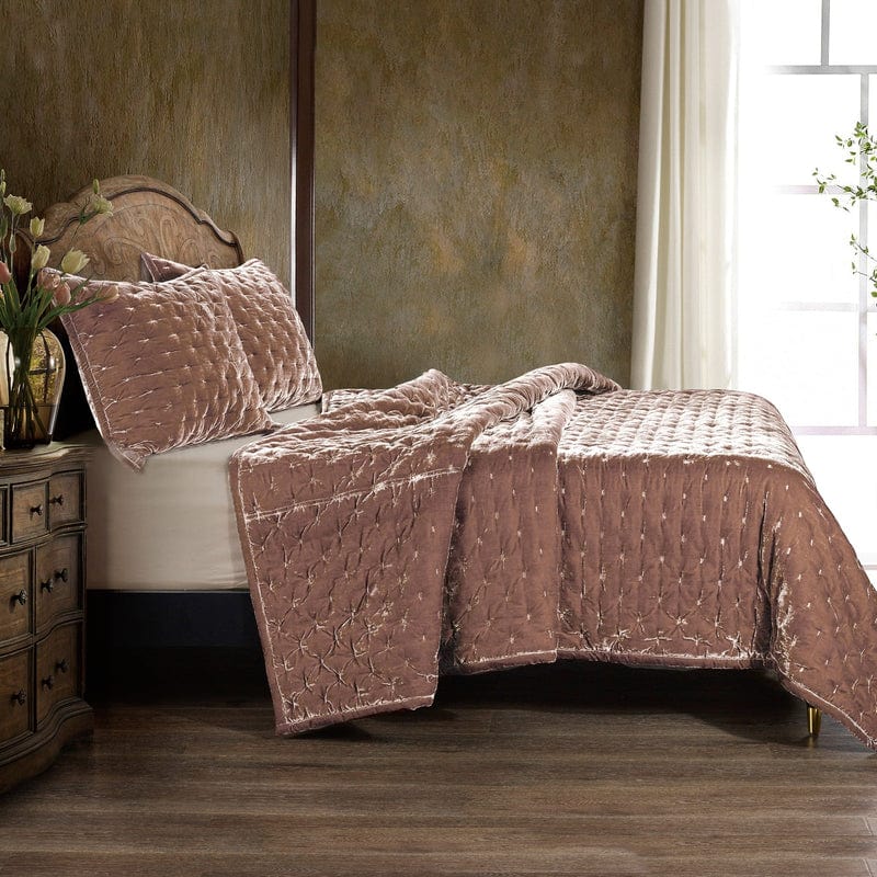 Stella Quilt Dusty Rose