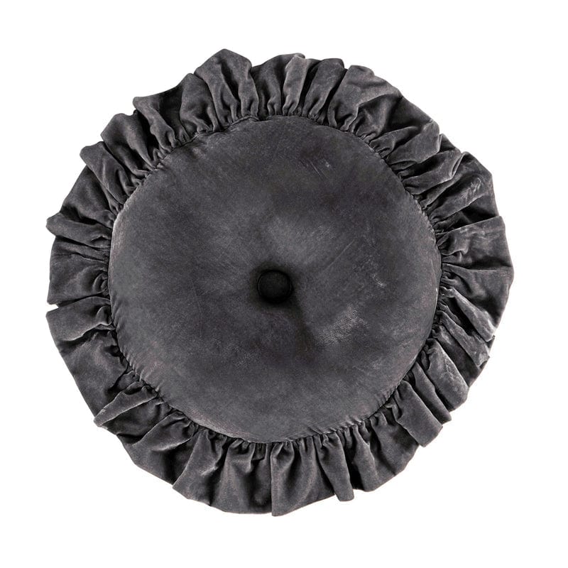 Stella Round Ruffled Pillow