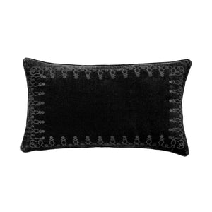 Stella Embroidered Lumbar Pillow