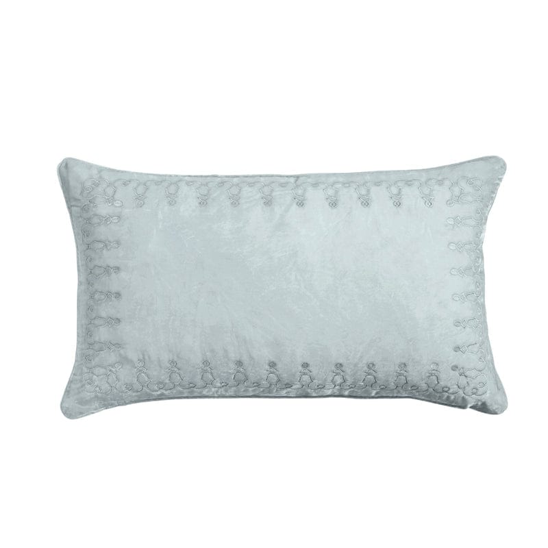 Stella Embroidered Lumbar Pillow