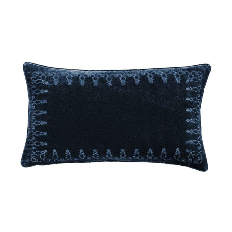 Stella Embroidered Lumbar Pillow