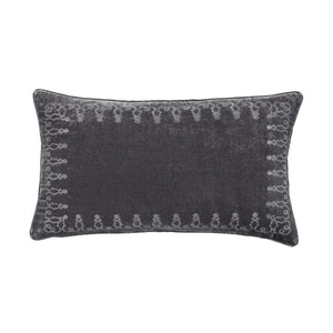 Stella Embroidered Lumbar Pillow