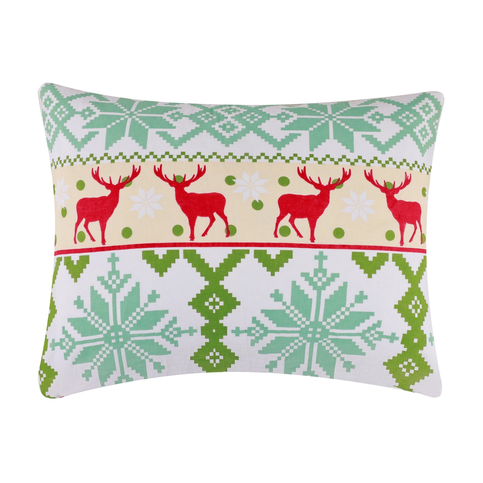 Fair Isle Snow Pillow Sham