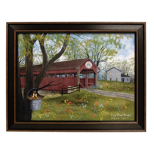 Love Bird Bridge Framed Print 16" x 12"