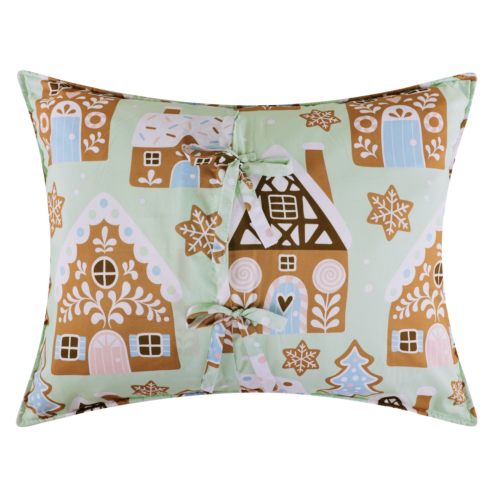 Gingerbread Lane Pastel Pillow Sham