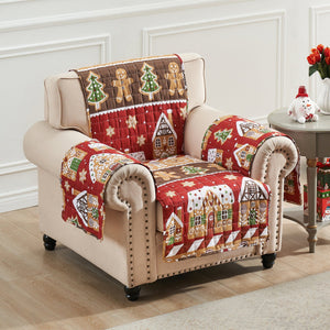 Gingerbread Lane Armchair Cover