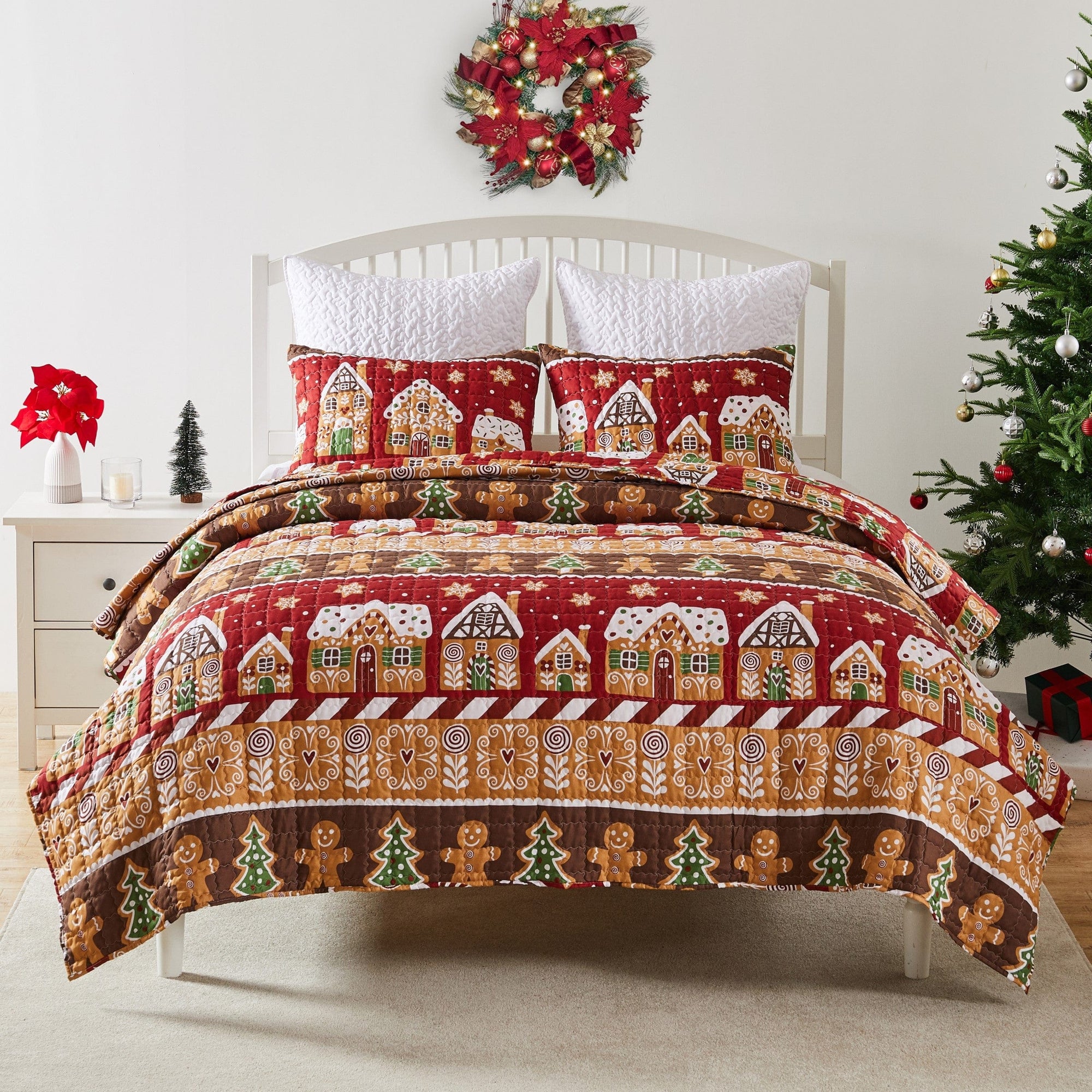 Gingerbread Lane Pillow Sham