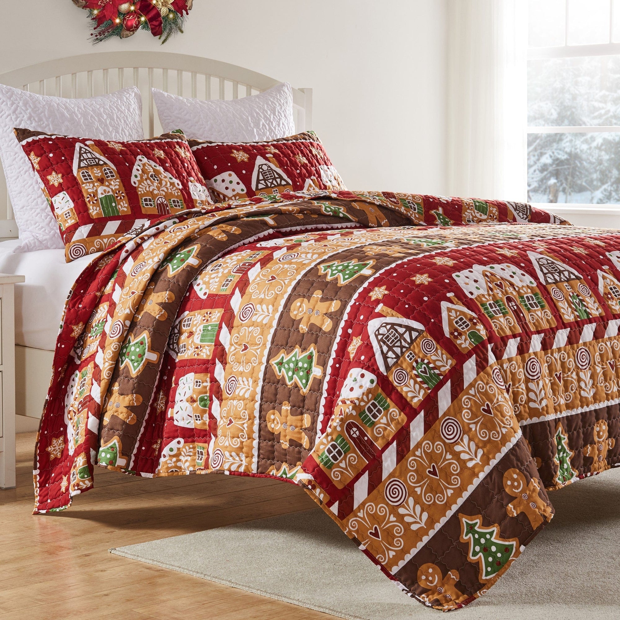 Gingerbread Lane Pillow Sham