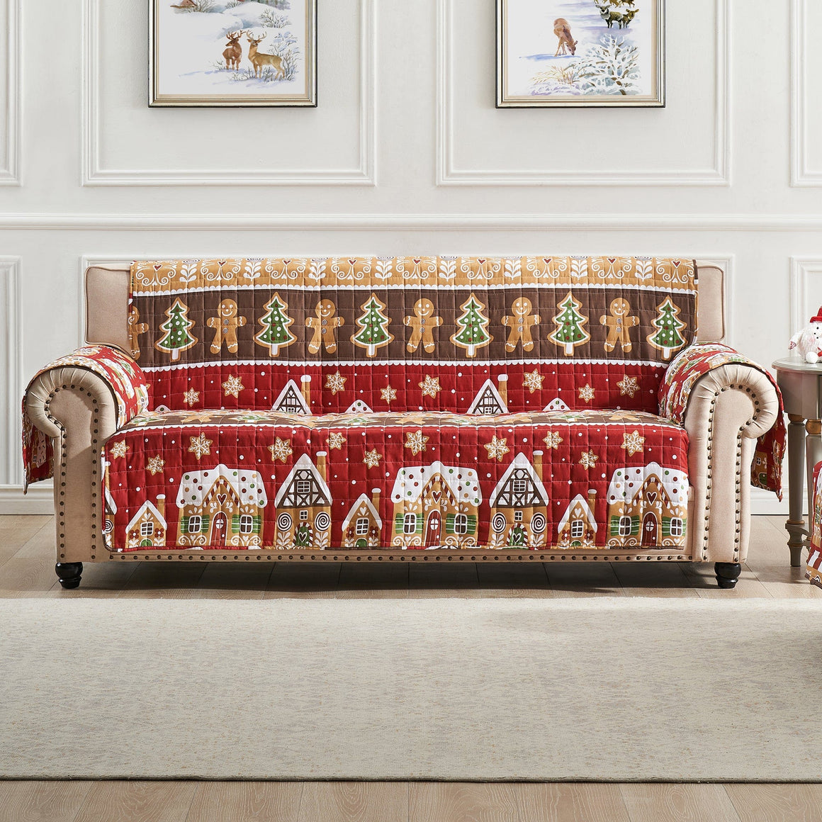 Gingerbread Lane Sofa Cover