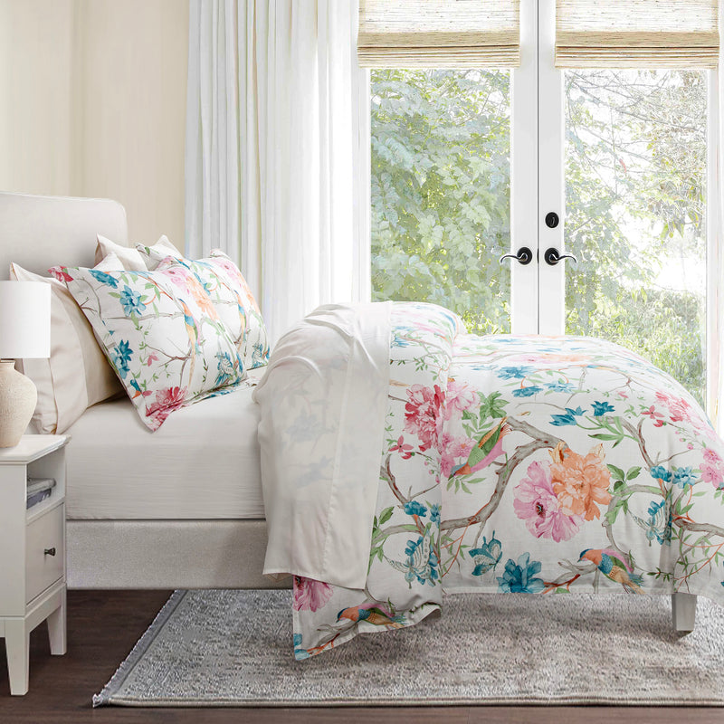 Rowan Washable Linen Blend Comforter/ Duvet Cover Set