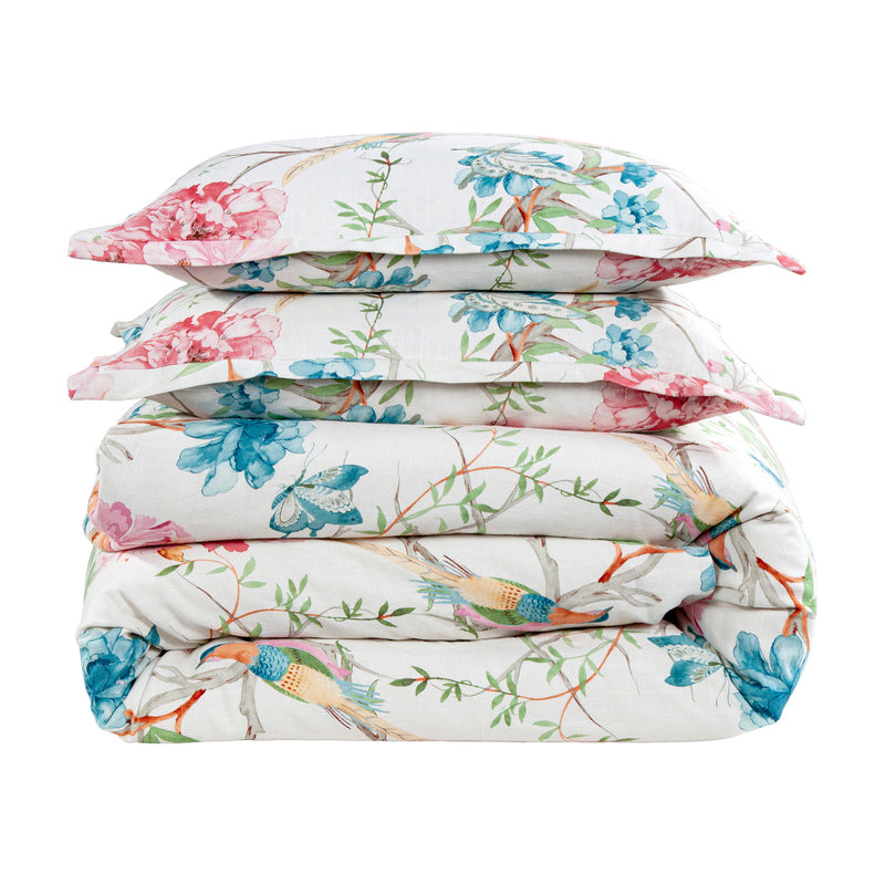 Rowan Washable Linen Blend Comforter/ Duvet Cover Set