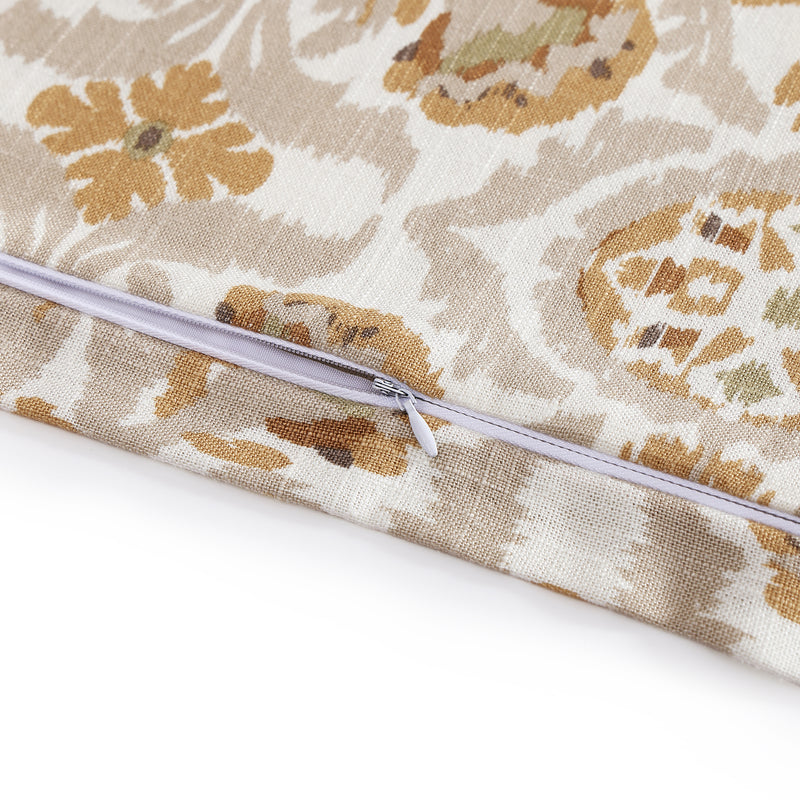 Andie Washable Linen Blend Lumbar Pillow