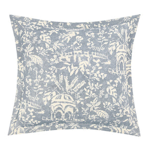 Genoa Vintage Blue Euro Sham