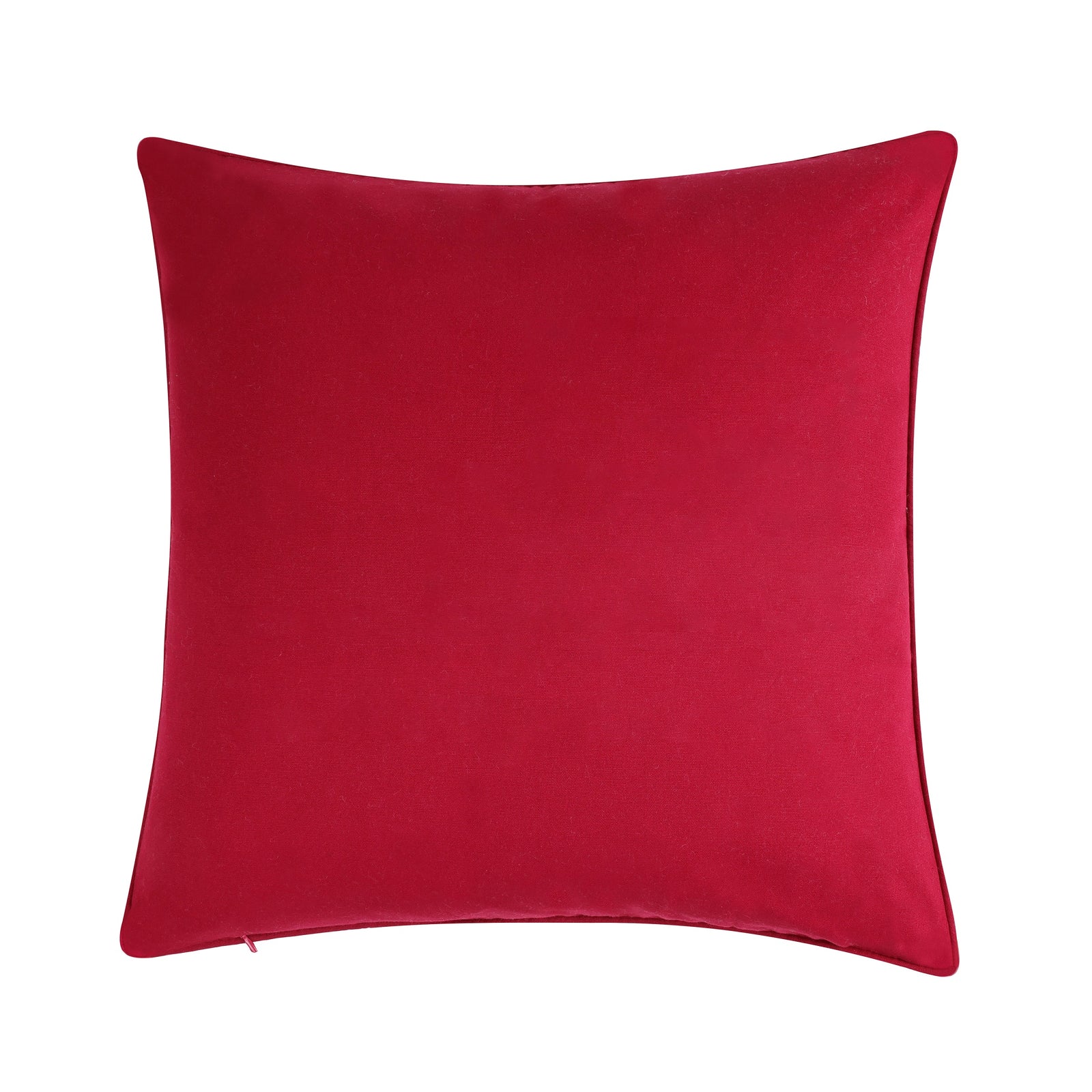Red Snowflake Decorative Pillow
