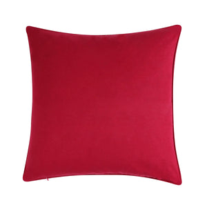 Red Snowflake Decorative Pillow
