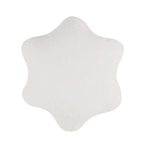 White Snowflake Decorative Pillow