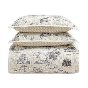 Farm Life Reversible Quilt Set