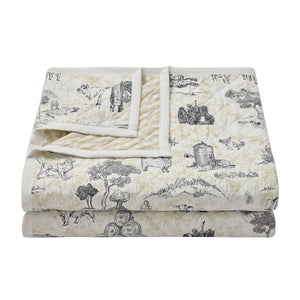 Farm Life Reversible Quilt Set