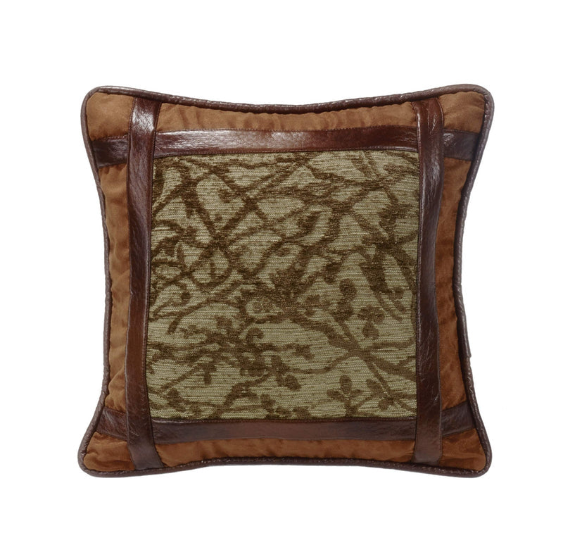 Highland Lodge Framed Pillow