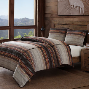 Estes Chenille Copper Comforter/ Duvet Cover Set
